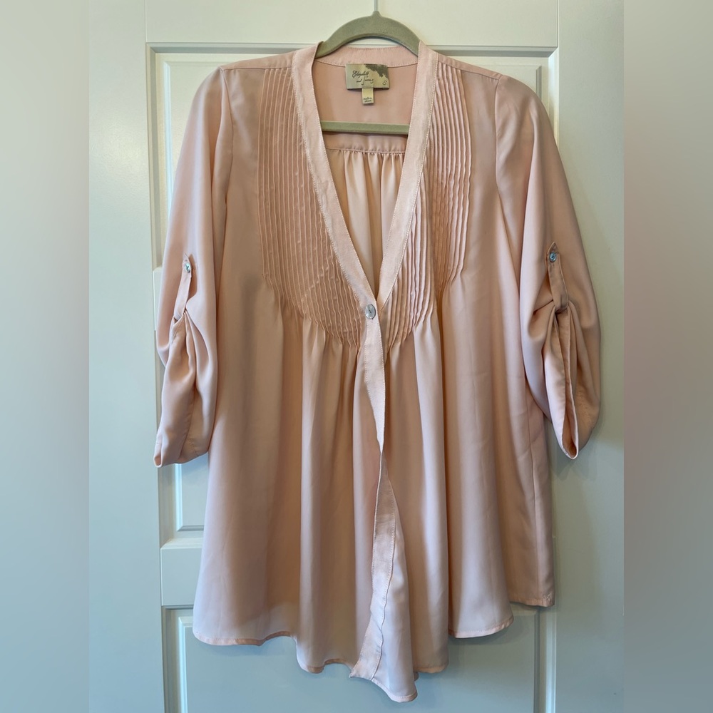 Elizabeth and James - Pink Blouse, Small